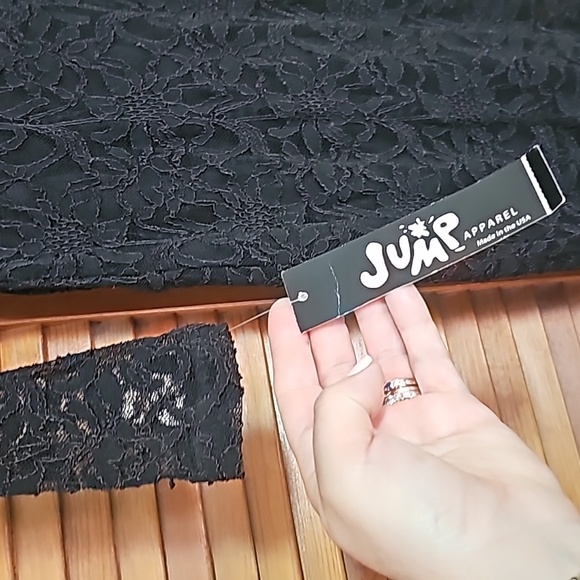 Black Long Lace Jump Dress - Picture 10 of 10